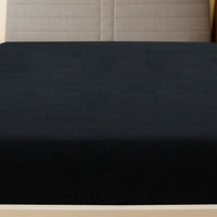 Lenzuolo con Angoli Jersey Nero 90x200 cm Cotone cod mxl 66925