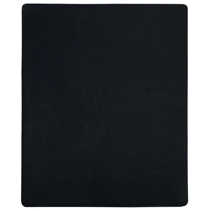 Lenzuolo con Angoli Jersey Nero 140x200 cm Cotonecod mxl 121301