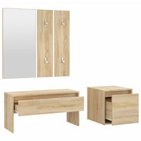 Set di Mobili da Corridoio Rovere Sonoma in Legno Multistrato cod mxl 73552