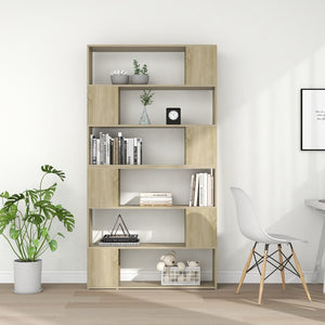 Libreria/Divisorio Rovere Sonoma 100x24x188 cm