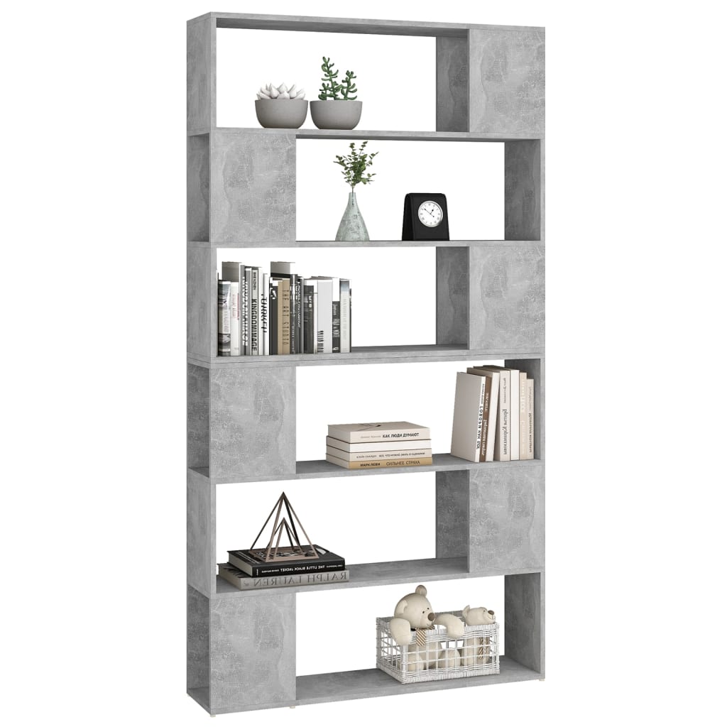 Libreria/Divisorio Grigio Cemento 100x24x188 cm cod mxl 18111