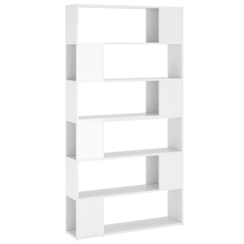 Libreria/Divisorio Bianco Lucido 100x24x188 cm cod mxl 14996