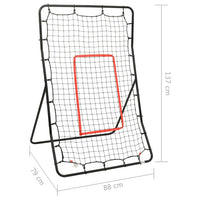 Rete da Rimbalzo per Softball 88x79x137 cm in Acciaio cod mxl 59992