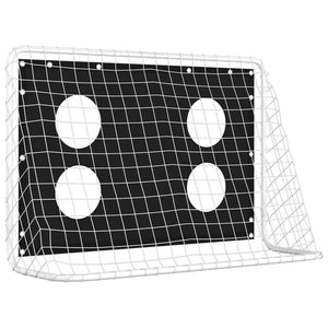 Rete da Allenamento per Porta da Calcio in Acciaio 184x61x122cm cod mxl 56168