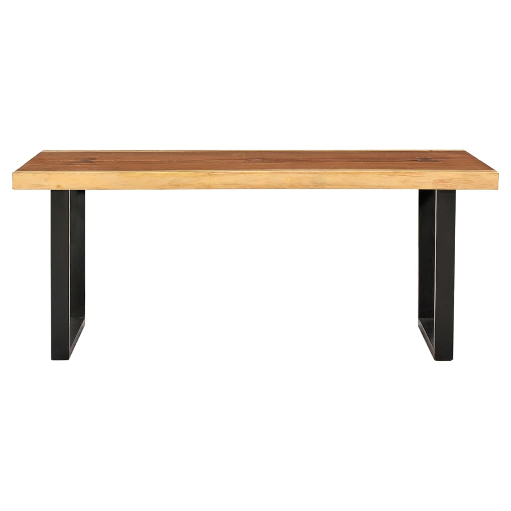 Tavolino da Salotto in Legno Massello di Suar 102x54x41 cm 337988