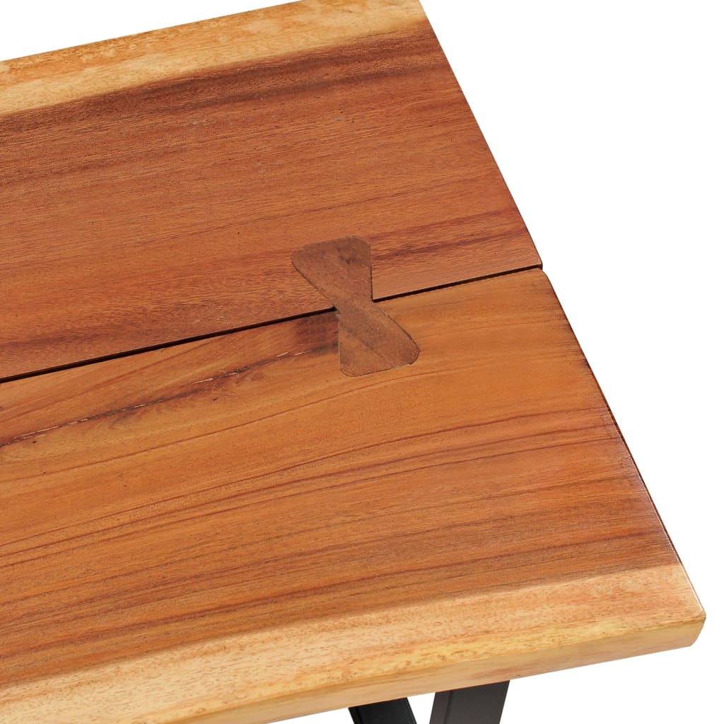 Tavolino da Salotto in Legno Massello di Suar 102x54x41 cm 337988