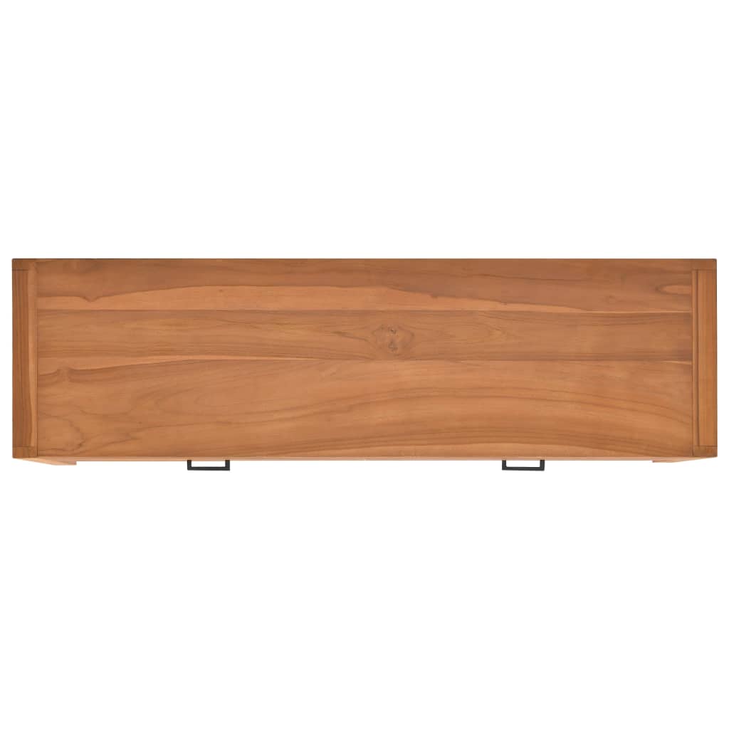 Mobile Porta TV 120x40x45 cm in Legno Massello di Teak cod mxl 57351