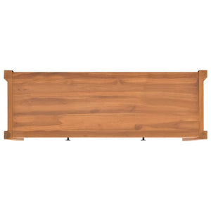 Mobile TV con Cassetti 120x40x45 cm in Legno Massello di Teak 337927