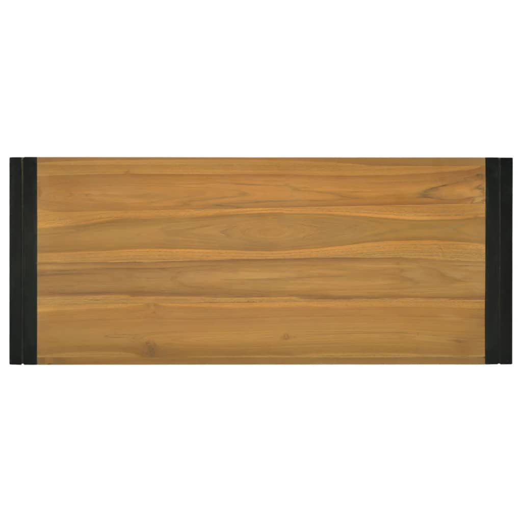 Mobile da Bagno 120x45x35 cm in Legno Massello di Teak