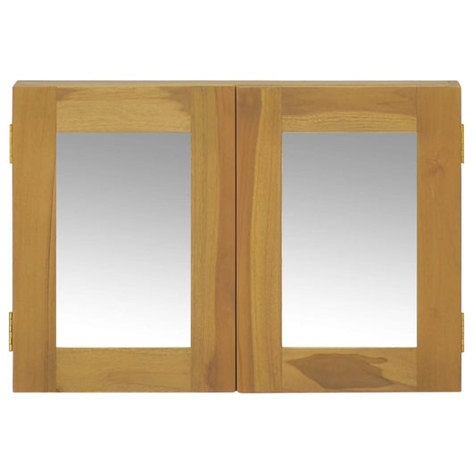 Mobile a Specchio 60x10x40 cm in Legno Massello di Teak cod mxl 49119