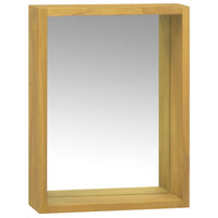 Mobile a Specchio 30x10x40 cm in Legno Massello di Teak 338243