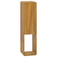 Mobile da Bagno a Parete 25x25x100 cm in Legno Massello di Teak 338244