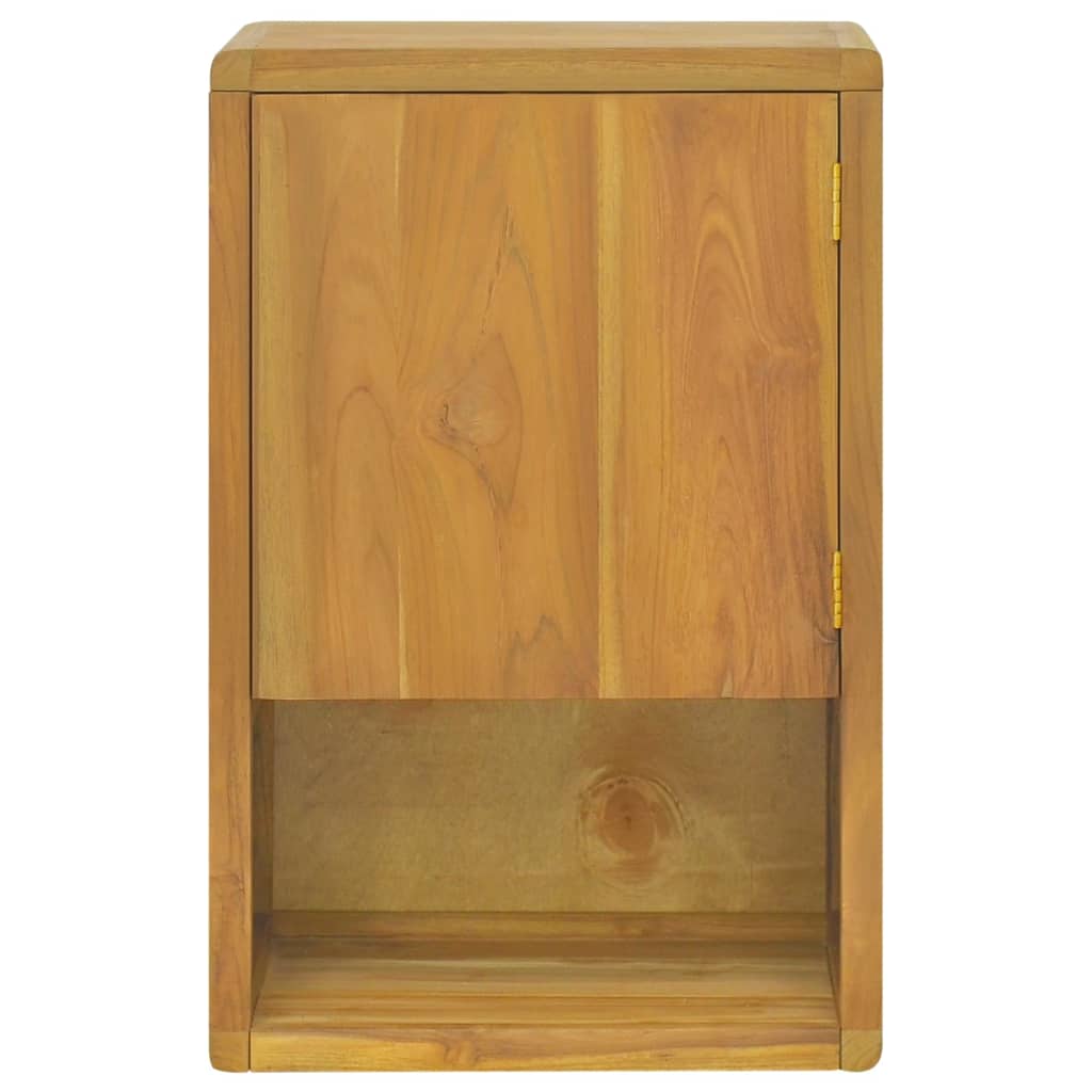 Mobile da Bagno a Parete 45x30x70 cm in Legno Massello di Teak cod mxl 52559