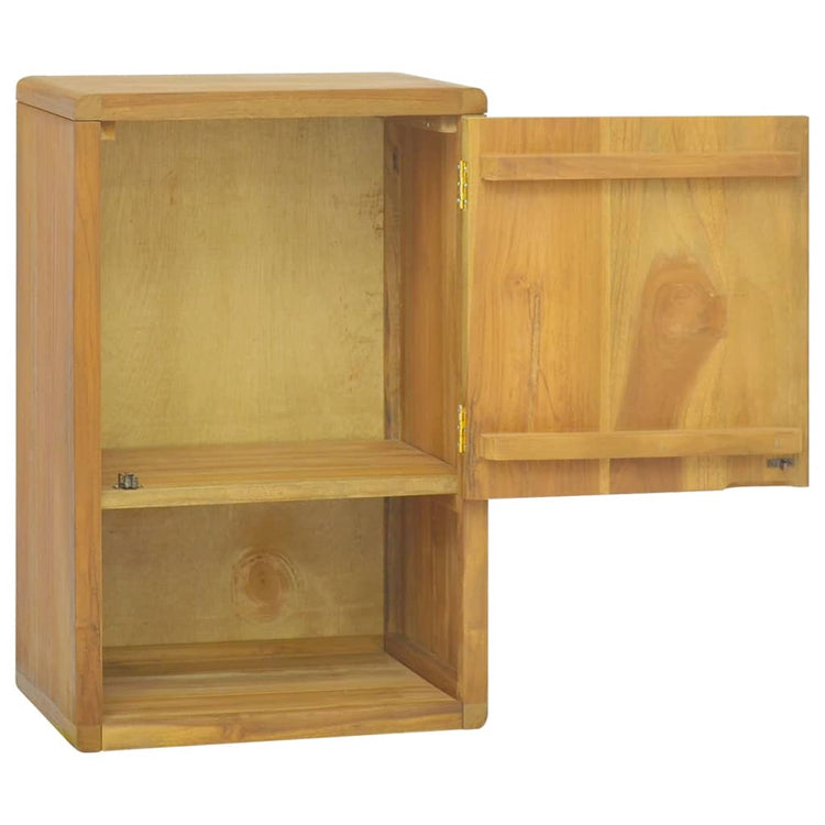 Mobile da Bagno a Parete 45x30x70 cm in Legno Massello di Teak cod mxl 52559