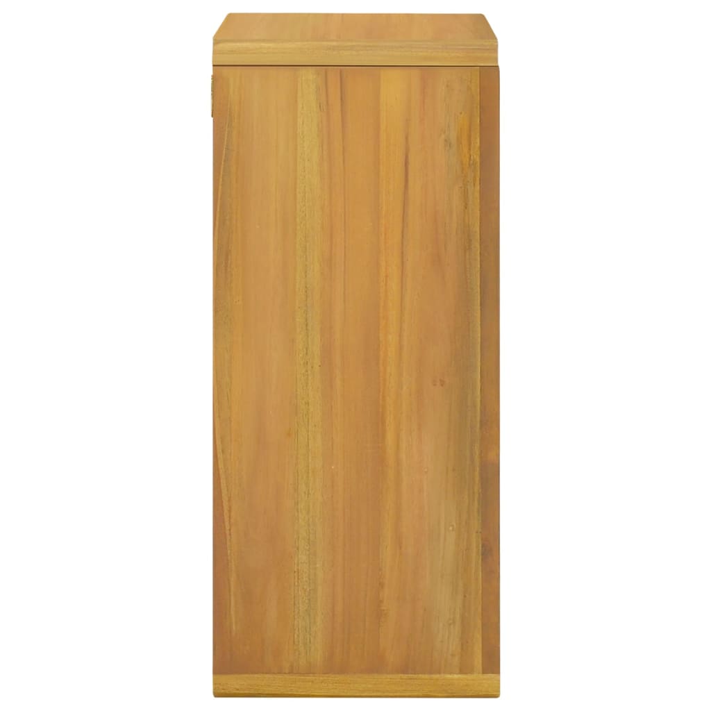 Mobile da Bagno a Parete 45x30x70 cm in Legno Massello di Teak cod mxl 52559