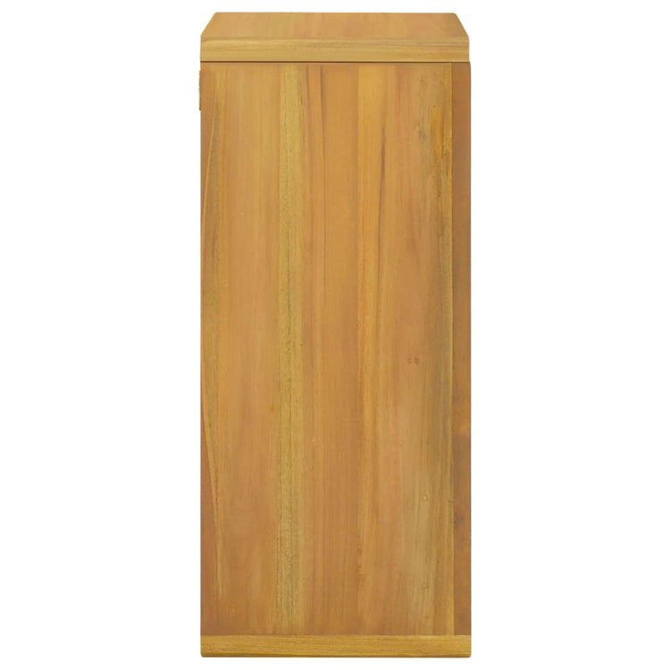 Mobile da Bagno a Parete 45x30x70 cm in Legno Massello di Teak cod mxl 52559