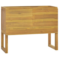 Mobile da Bagno 90x45x75 cm in Legno Massello di Teak