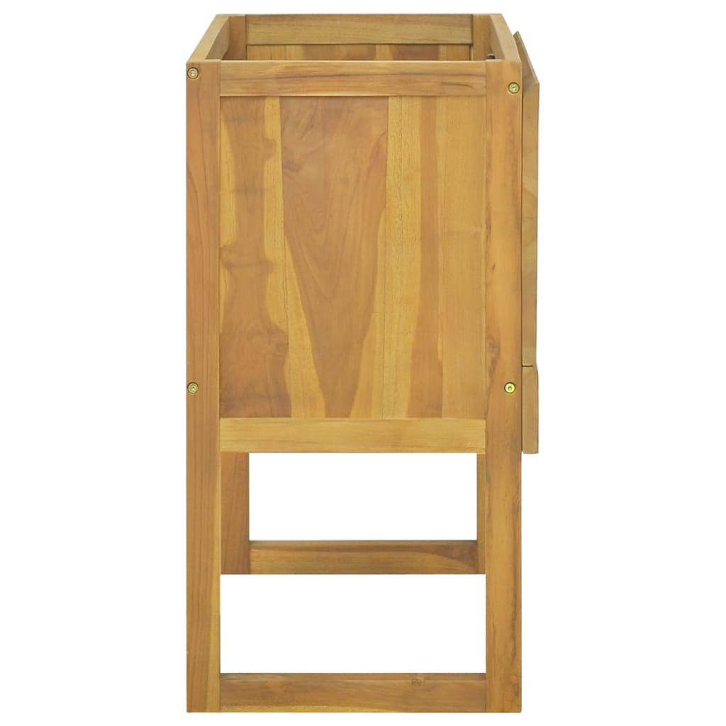 Mobile da Bagno 90x45x75 cm in Legno Massello di Teak