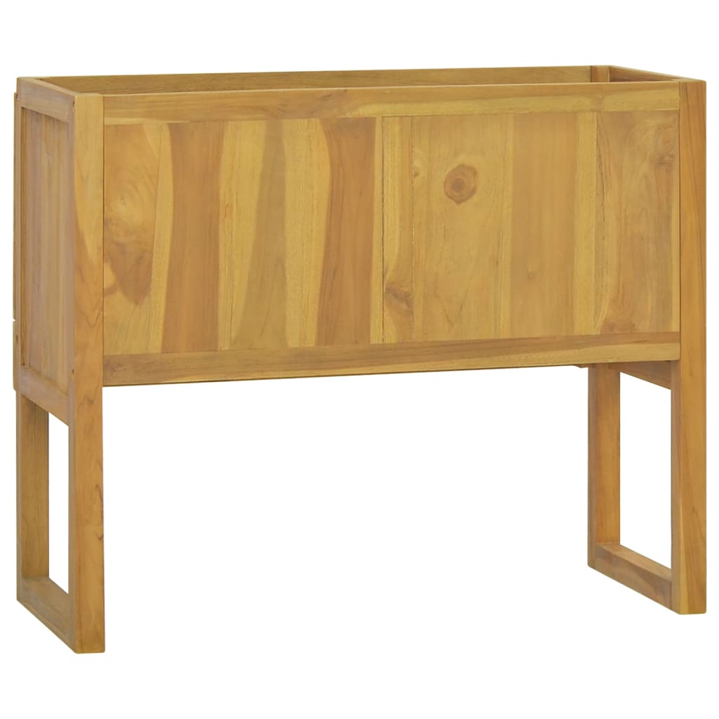 Mobile da Bagno 90x45x75 cm in Legno Massello di Teak