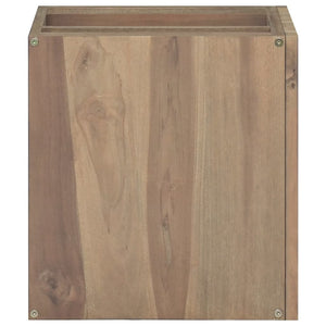 Mobile da Bagno a Parete 46x25,5x40cm in Legno Massello di Teak 338252