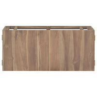 Mobile da Bagno a Parete 90x39x40 cm in Legno Massello di Teak 338254