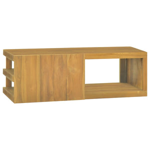 Mobile da Bagno a Parete 90x40x30 cm in Legno Massello di Teak cod mxl 41489