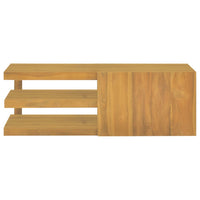 Mobile da Bagno a Parete 90x40x30 cm in Legno Massello di Teak cod mxl 41489