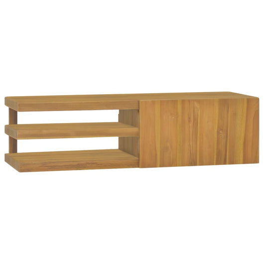 Mobile da Bagno a Parete 110x40x30 cm in Legno Massello di Teak 338257