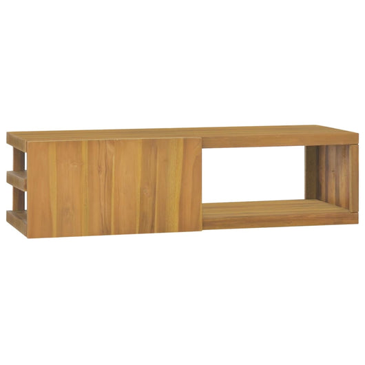 Mobile da Bagno a Parete 110x40x30 cm in Legno Massello di Teak 338257