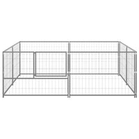 Gabbia per Cani Argento 4 m² in Acciaio cod mxl 46605