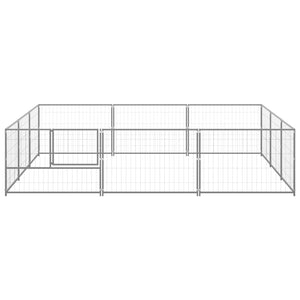 Gabbia per Cani Argento 9 m² in Acciaio cod mxl 46642