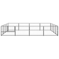 Gabbia per Cani Nera 16 m² in Acciaio cod mxl 49228