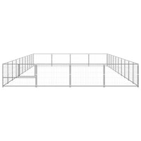 Gabbia per Cani Argento 40 m² in Acciaio cod mxl 46643