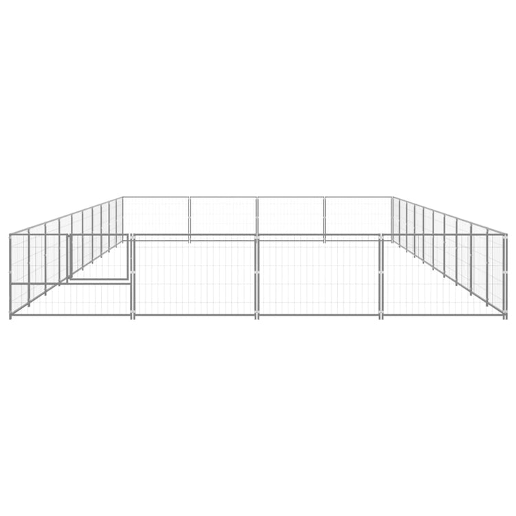 Gabbia per Cani Argento 40 m² in Acciaio cod mxl 46643