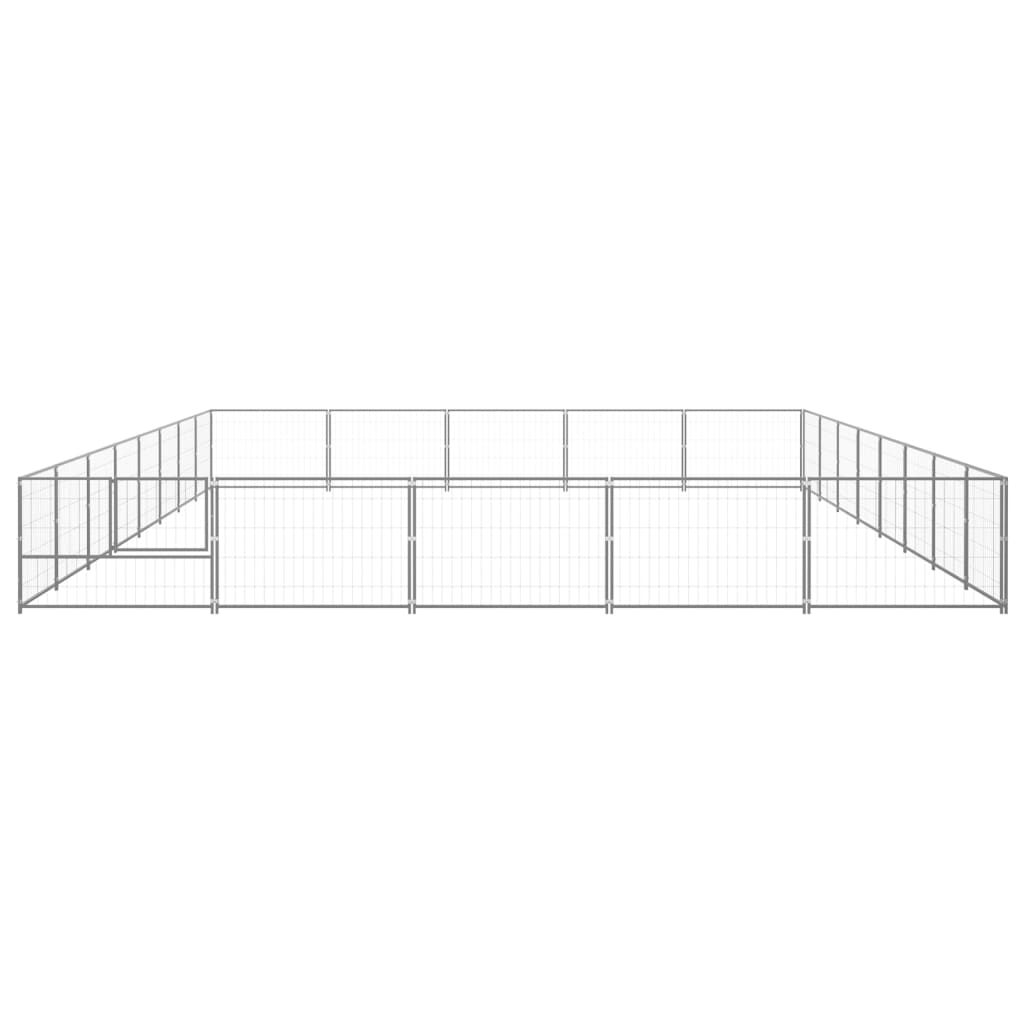 Gabbia per Cani Argento 40 m² in Acciaio cod mxl 52474