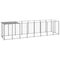 Gabbia per Cani Argento 4,84 m² in Acciaio   cod mxl 48589