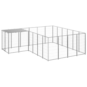 Gabbia per Cani Argento 8,47 m² in Acciaio   cod mxl 44097