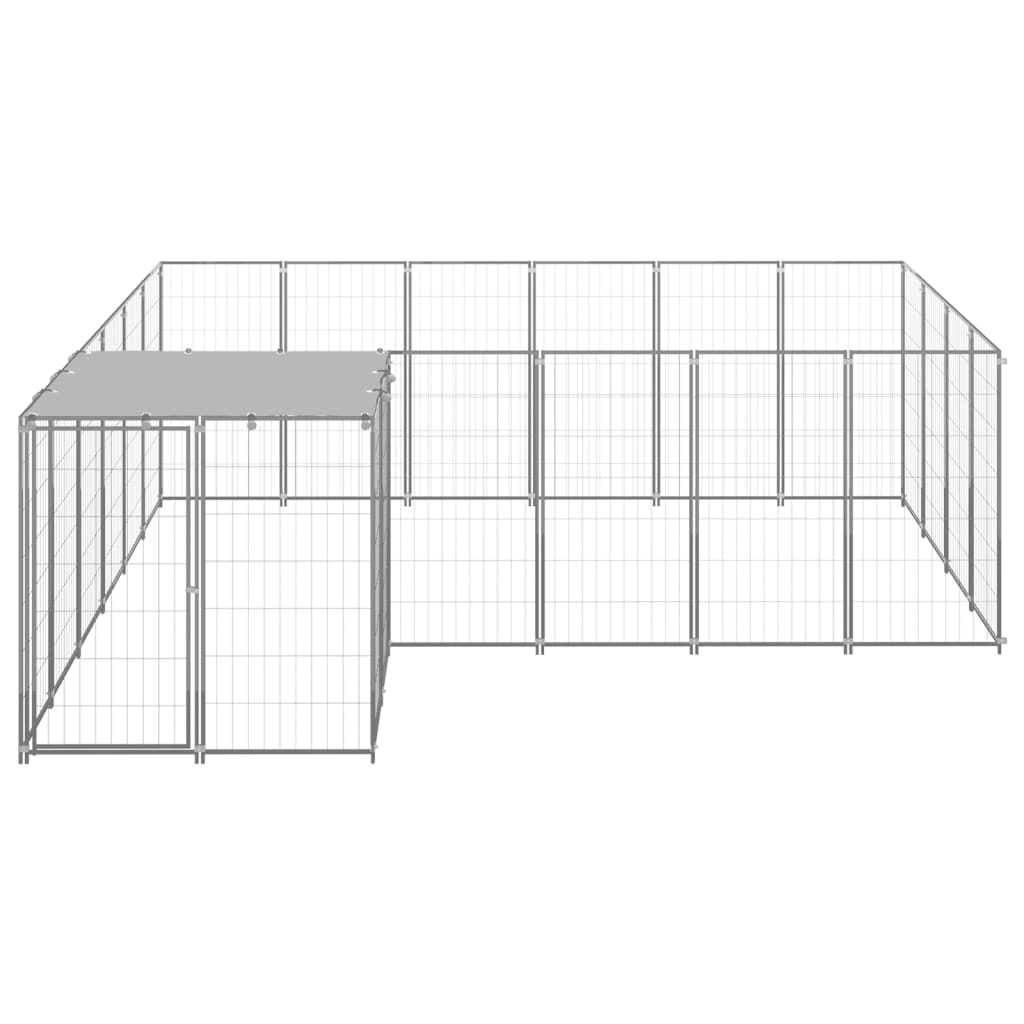 Gabbia per Cani Argento 8,47 m² in Acciaio   cod mxl 44097