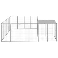 Gabbia per Cani Argento 8,47 m² in Acciaio   cod mxl 44097