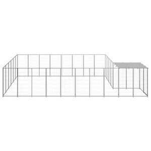 Gabbia per Cani Argento 15,73 m² in Acciaio   cod mxl 44098