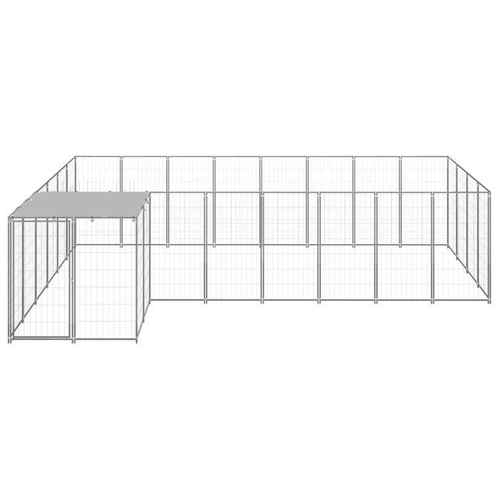 Gabbia per Cani Argento 10,89 m² in Acciaio   cod mxl 48593