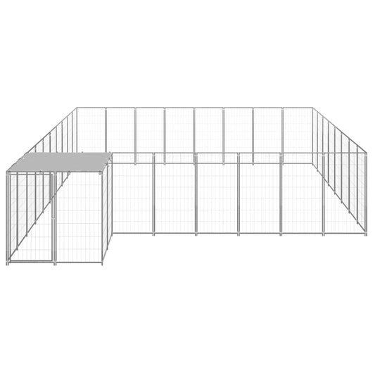 Gabbia per Cani Argento 20,57 m² in Acciaio   cod mxl 48553