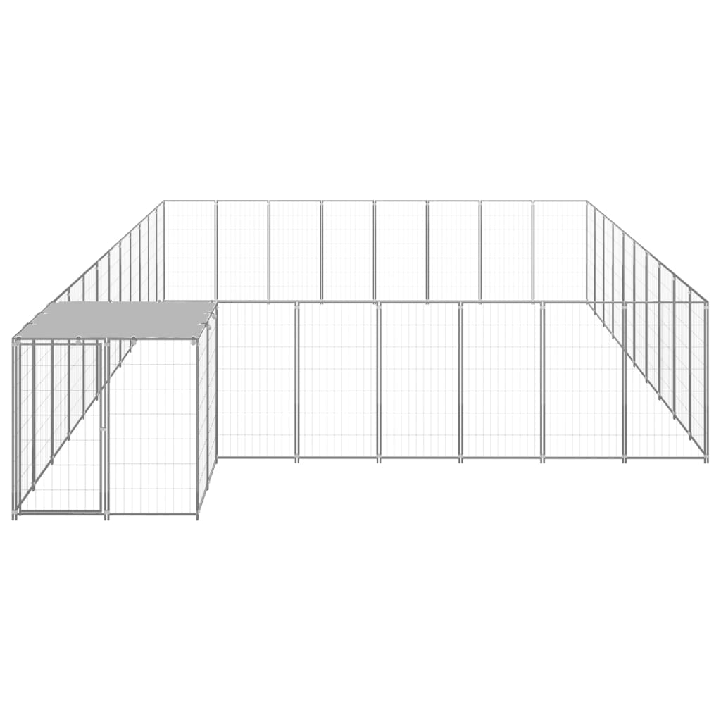 Gabbia per Cani Argento 25,41 m² in Acciaio   cod mxl 34123