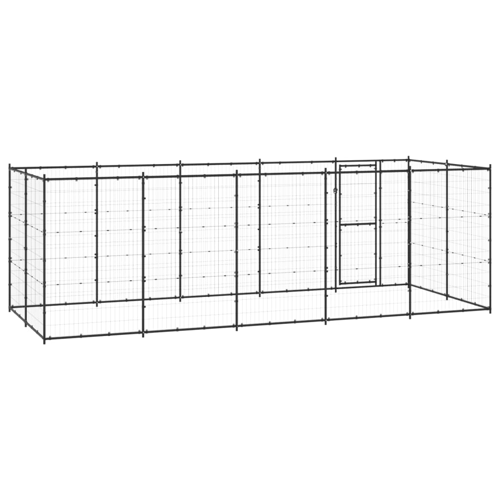 Gabbia per Cani da Esterno in Acciaio 12,1 m² cod mxl 60516