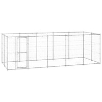 Gabbia per Cani da Esterno in Acciaio Zincato 12,1 m² cod mxl 59982