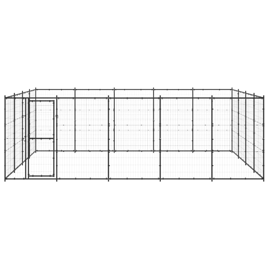 Gabbia per Cani da Esterno in Acciaio 24,2 m² cod mxl 62184