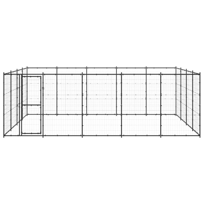 Gabbia per Cani da Esterno in Acciaio 24,2 m² cod mxl 62184