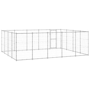 Gabbia per Cani da Esterno in Acciaio Zincato 24,2 m² cod mxl 59969