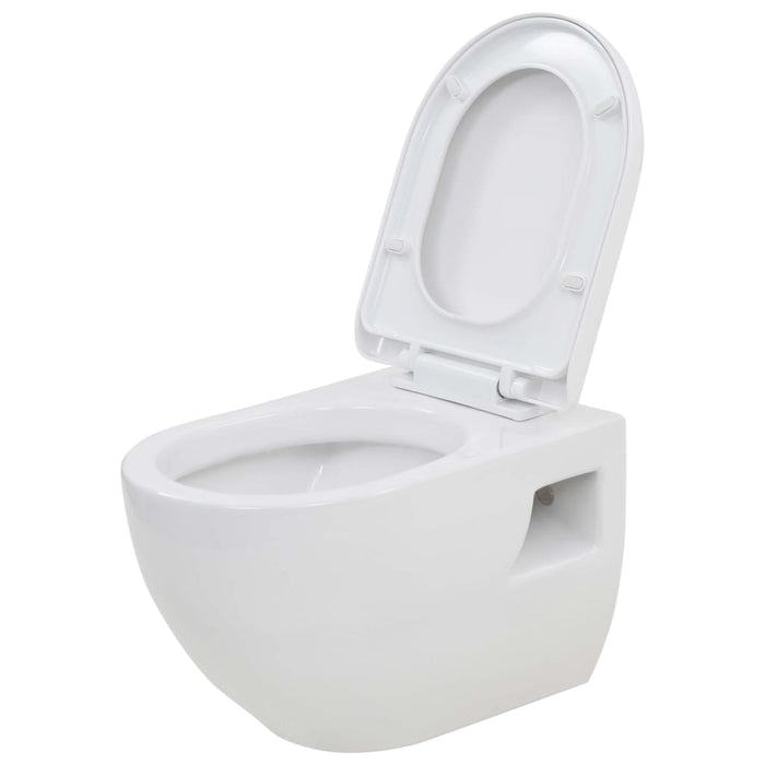 WC Sospeso con Sciacquone Alto Nascosto in Ceramica 3082092