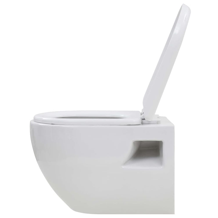 WC Sospeso con Sciacquone Alto Nascosto in Ceramica 3082092